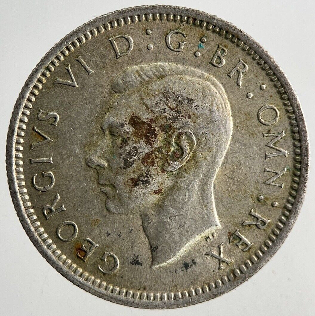 1943 George VI Sixpence Silver Coin | Fine Collectable Grade