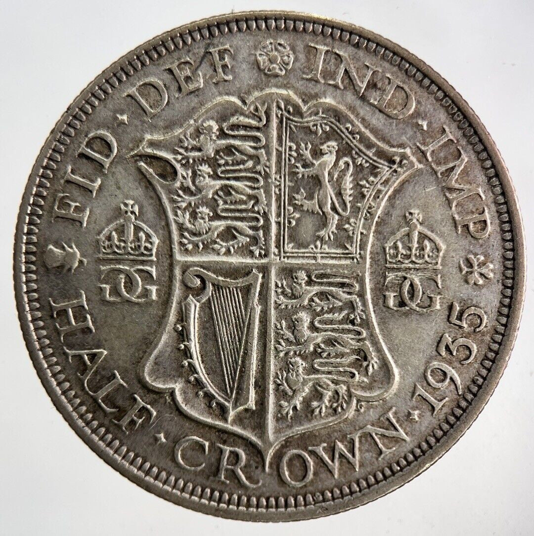 1935 George V Silver Half - Crown Coin | Fine Collectable Grade