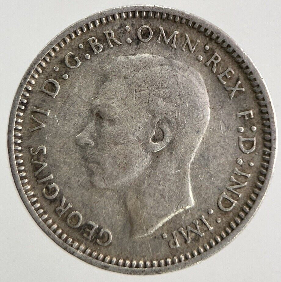 1943 Australia Threepence Silver Coin | Fine Collectable Grade
