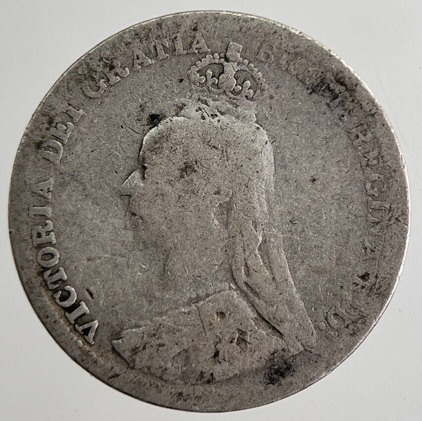 1891 Victoria Threepence Silver Coin | Collectable Grade | a8856
