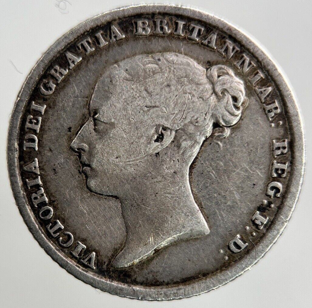 1839 Victoria Sixpence Silver Coin | Very High Grade