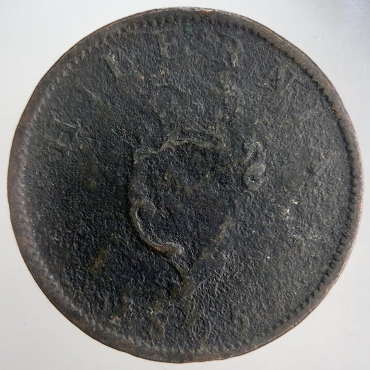 1805 George III Irish Hibernia Half - Penny Coin | Collectable Grade | a4519