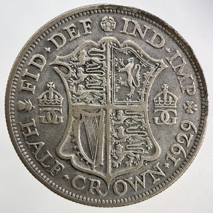 1929 George V Half - Crown Silver Coin | Collectable Grade