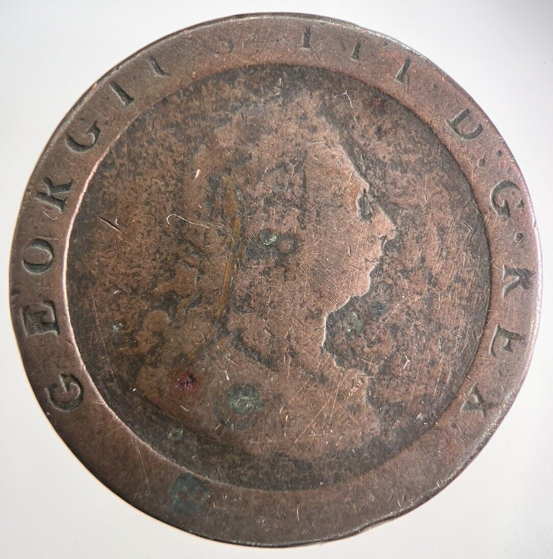 1797 George III 3rd Cartwheel Penny Coin | Collectable Grade | a9908