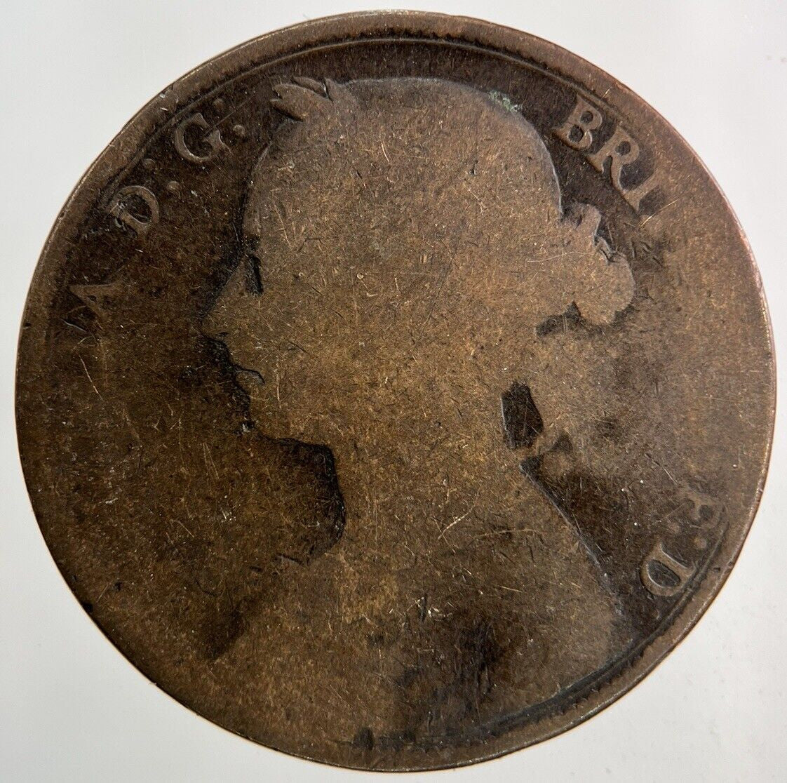 1889 Victoria One Penny Coin | Collectable Grade