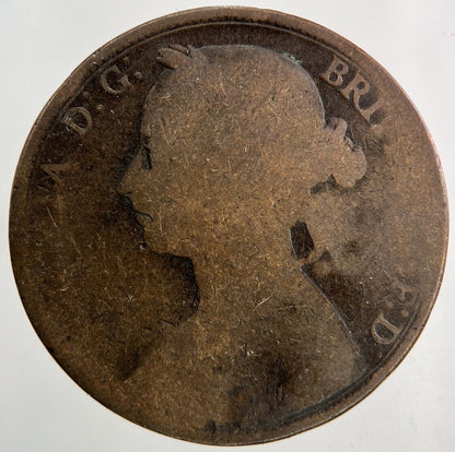 1889 Victoria One Penny Coin | Collectable Grade