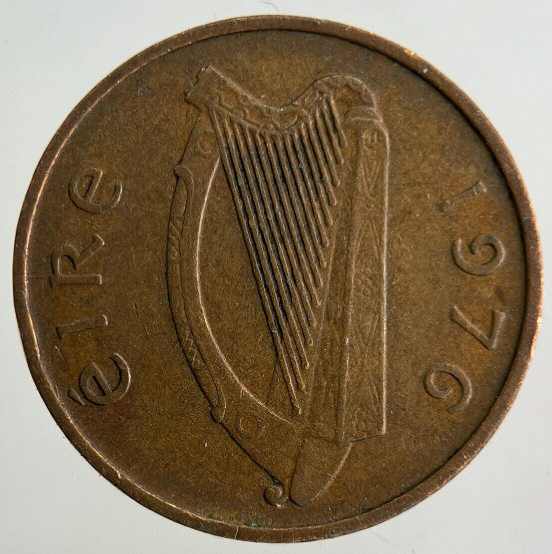 1976 Irish 1p One - Pence Coin | Fine Collectable Grade