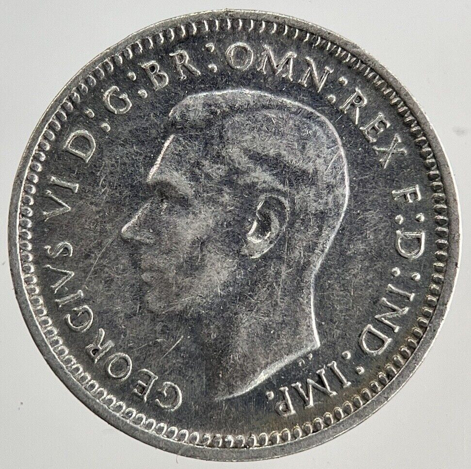1943 - D Australia Threepence Silver Coin | Fine Collectable Grade