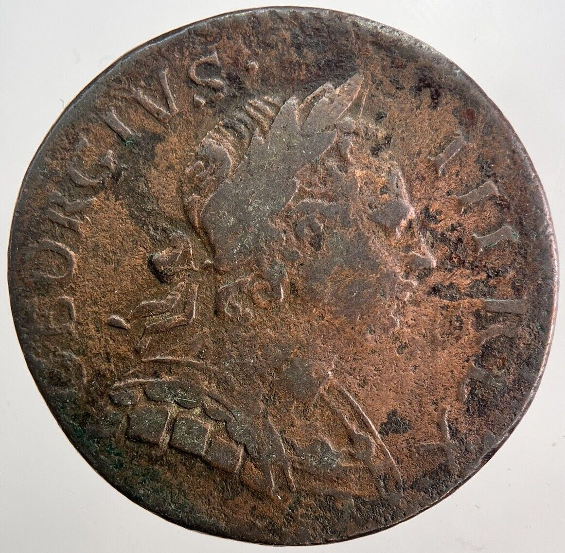 1773 George 3rd III Half - Penny Coin | Fine Collectable Grade | a5778