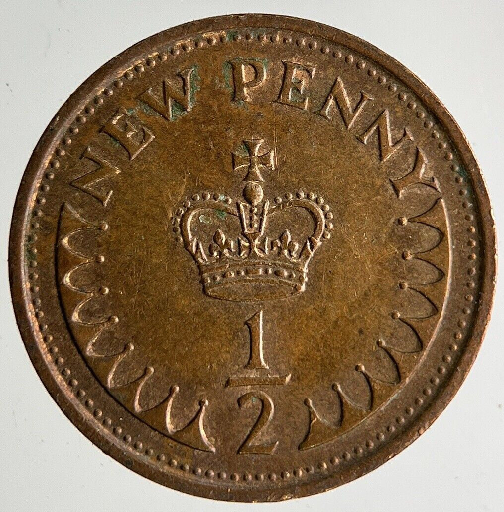 1981 Elizabeth II New 1/2 Half - Penny Coin | Very High Grade