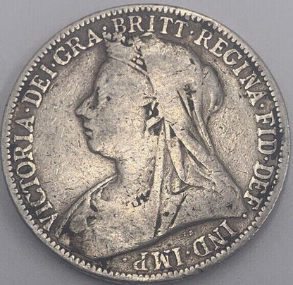 1900 Victoria Florin | British Silver Coin | Collectable Grade | a9