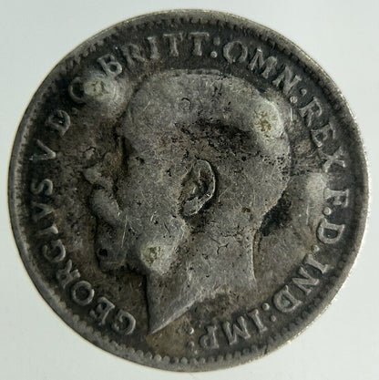 1917 George V Threepence Silver Coin | Fine Collectable Grade