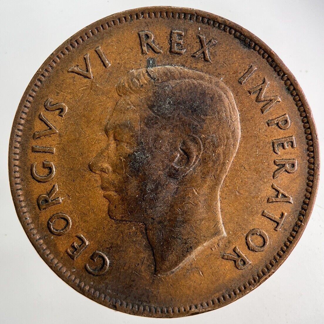 1942 South Africa One Penny Coin | Fine Collectable Grade