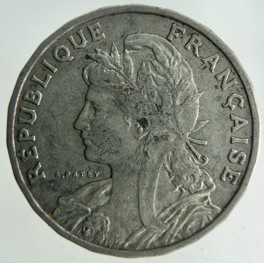 1904 France 25 Centimes Coin | Fine Collectable Grade