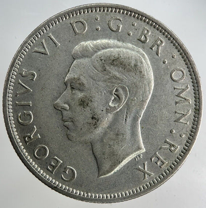 1942 George VI Half - Crown Silver Coin | Fine Collectable Grade