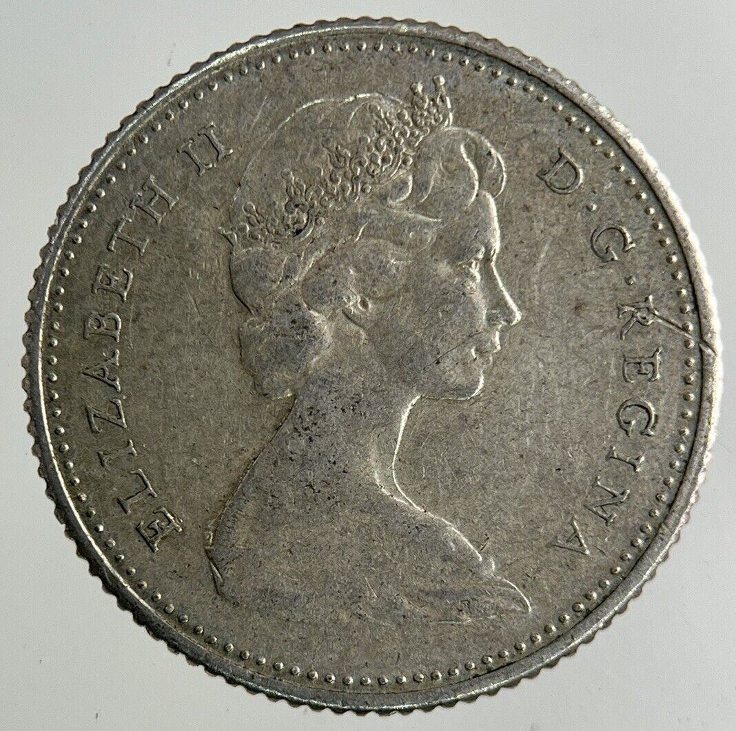 1966 Canada 10 Cents Silver Coin | Fine Collectable Grade