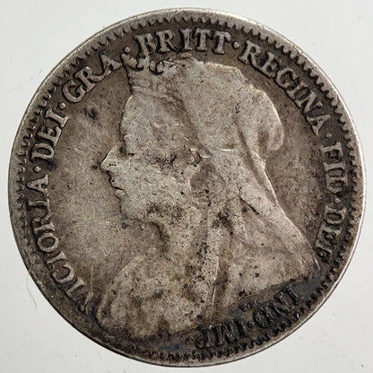 1899 Victoria Threepence Silver Coin | Collectable Grade | a5318