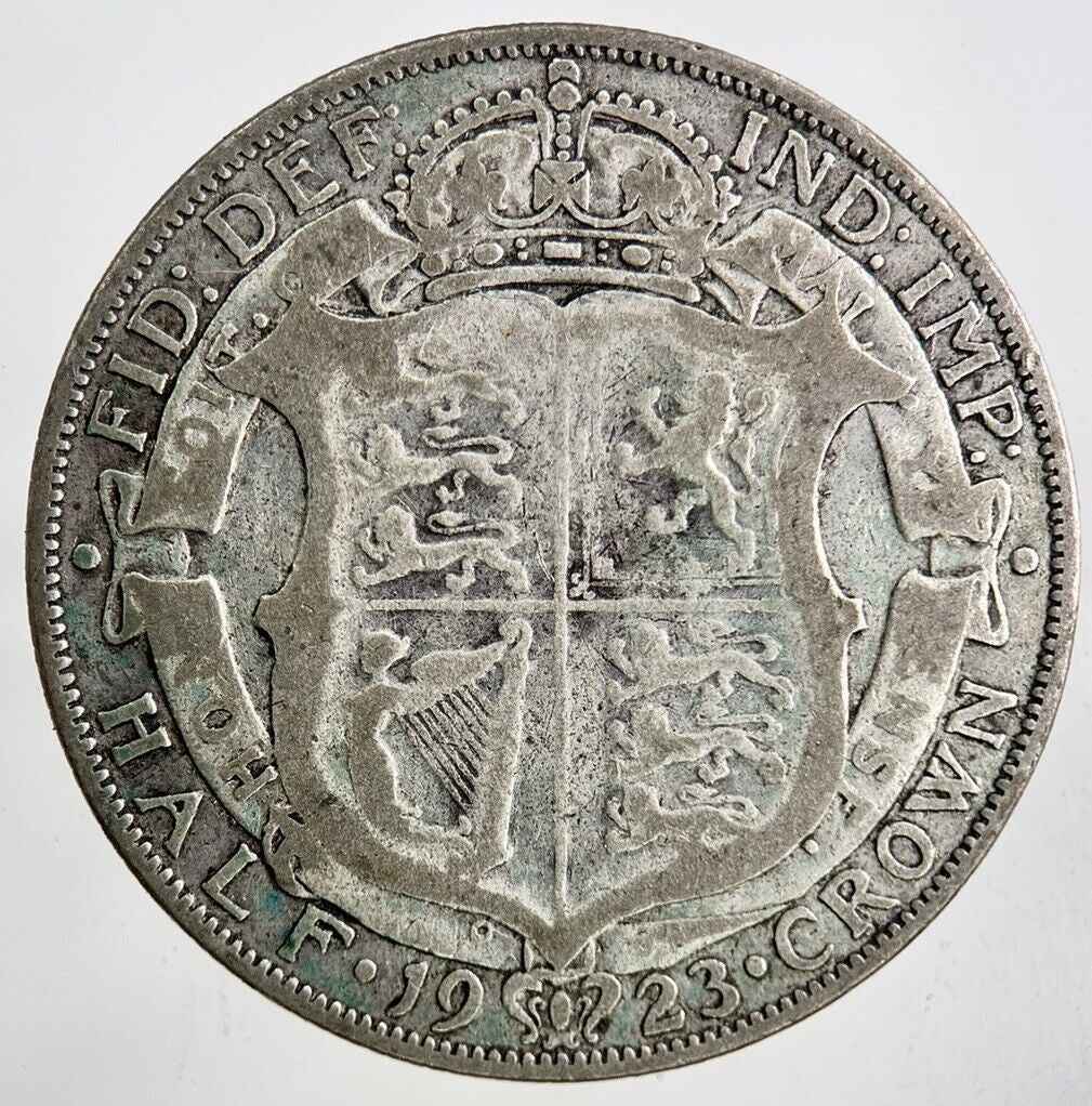 1923 George V Half - Crown Silver Coin | Collectable Grade