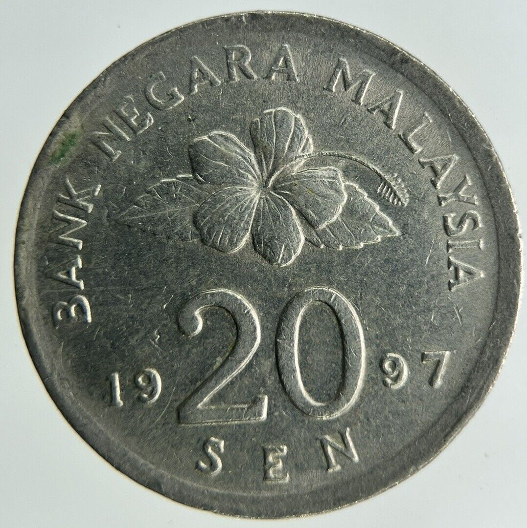 1997 Malaysia 20 Sen Coin | Fine Collectable Grade
