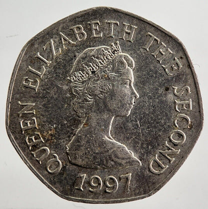 1997 Jersey 20p 20 Twenty - Pence Coin | Very High Grade | a4985