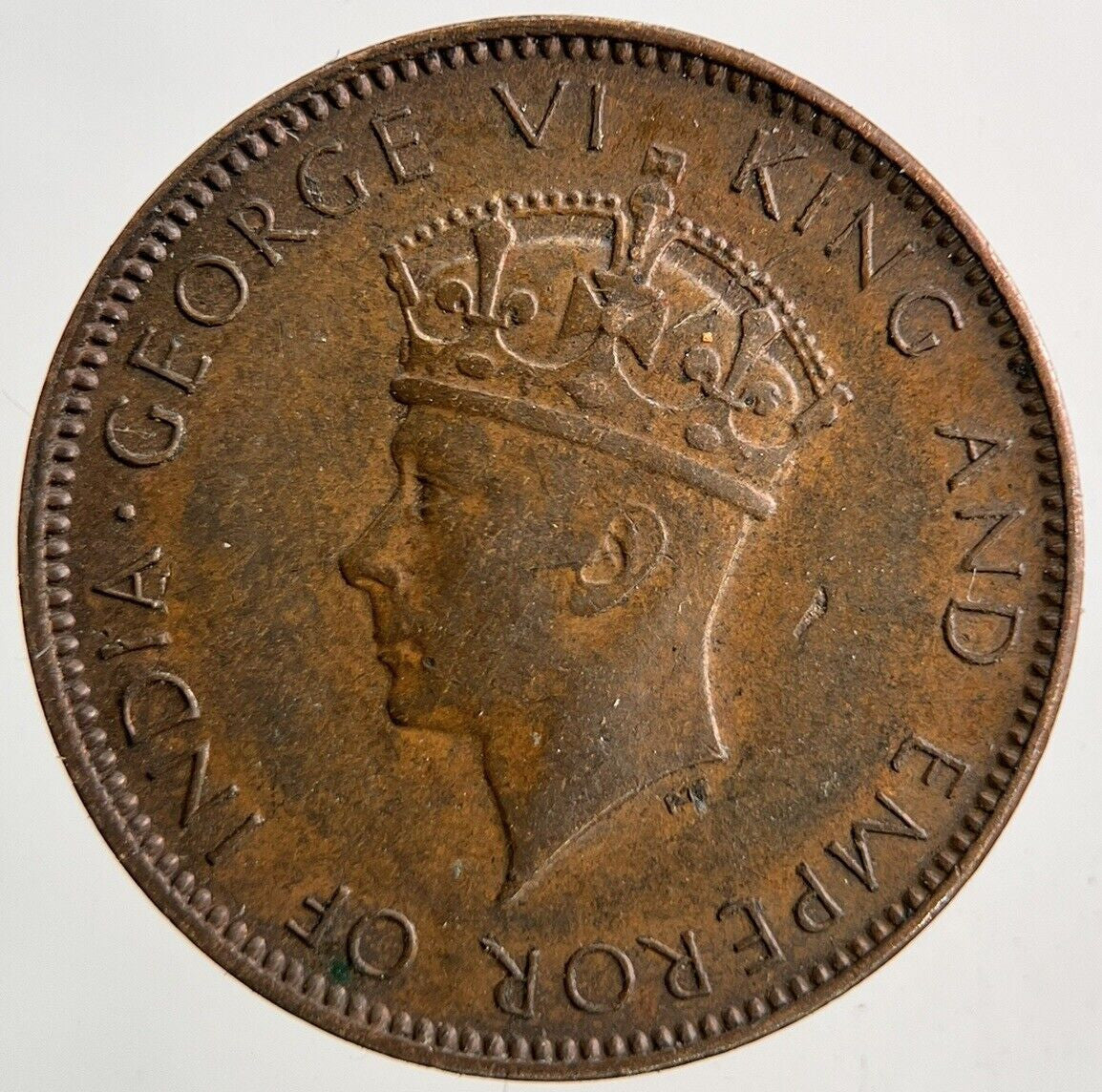 1942 Ceylon 1 Cent Coin | Very High Grade