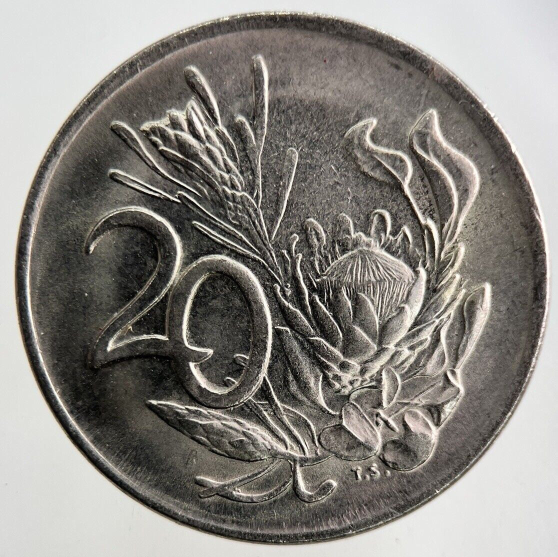 1976 South Africa 20 Cents Coin | Fine Collectable Grade