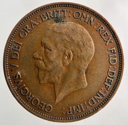 1936 George V One Penny Coin | Very High Grade