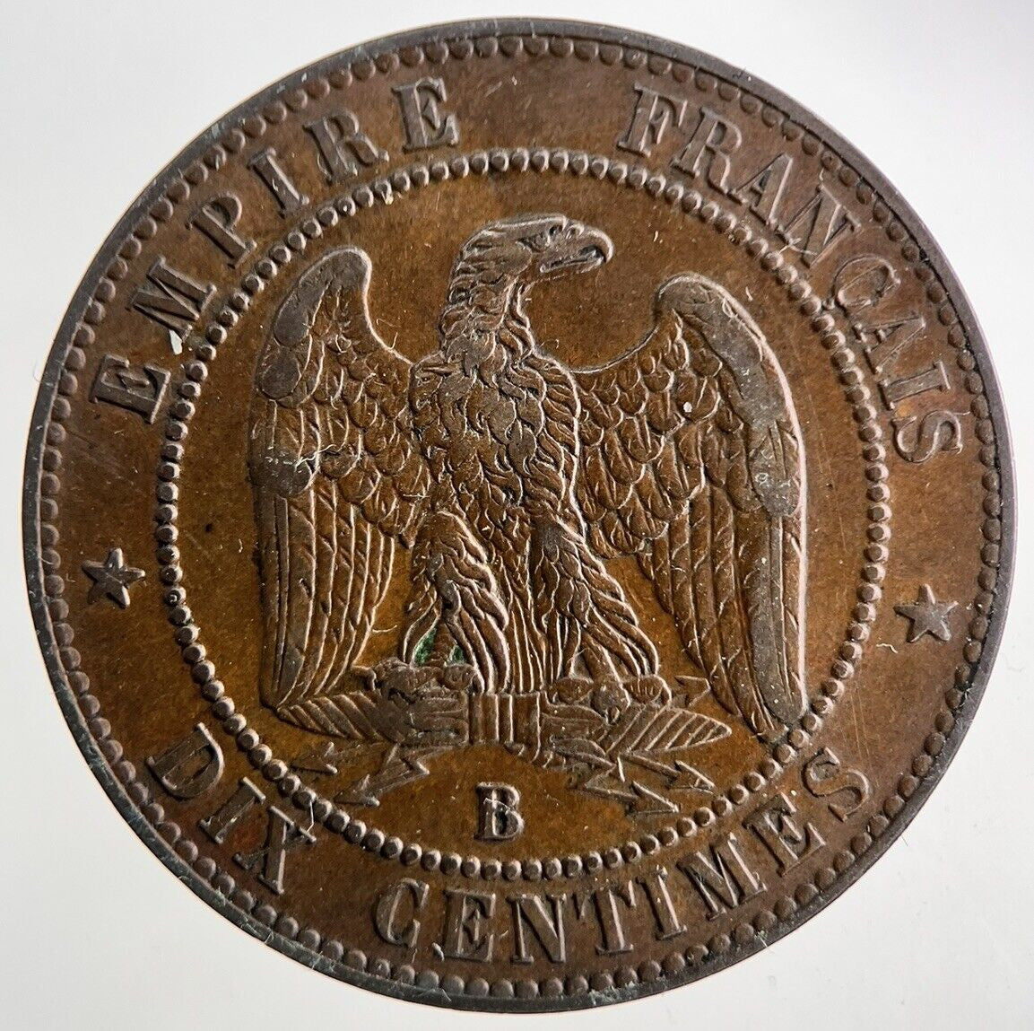 1856 France 10 Centimes Coin | Very High Grade