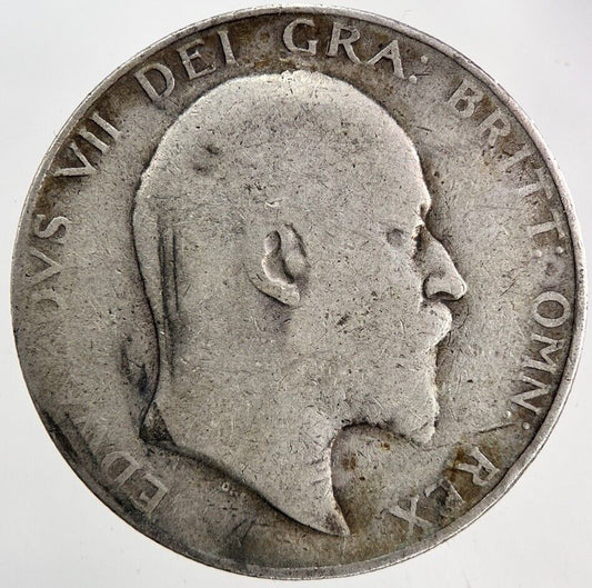 1909 Edward VII Half - Crown Silver Coin | Collectable Grade