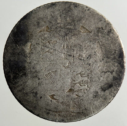 British George III 3rd Sixpence Silver Coin | Fair Grade