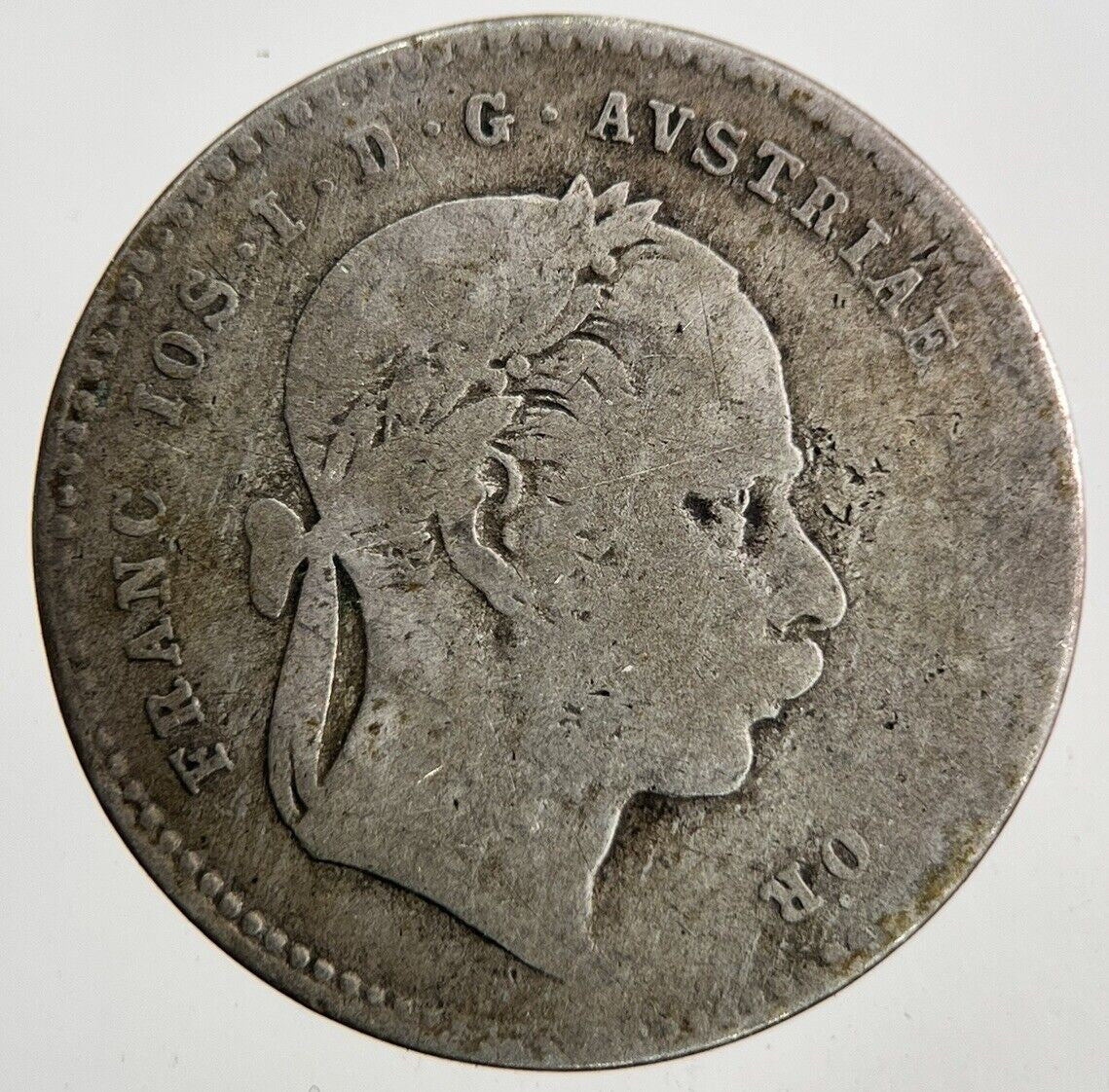 1868 Austria Hungary 20 Kreuzer Silver Coin | Collectable Grade