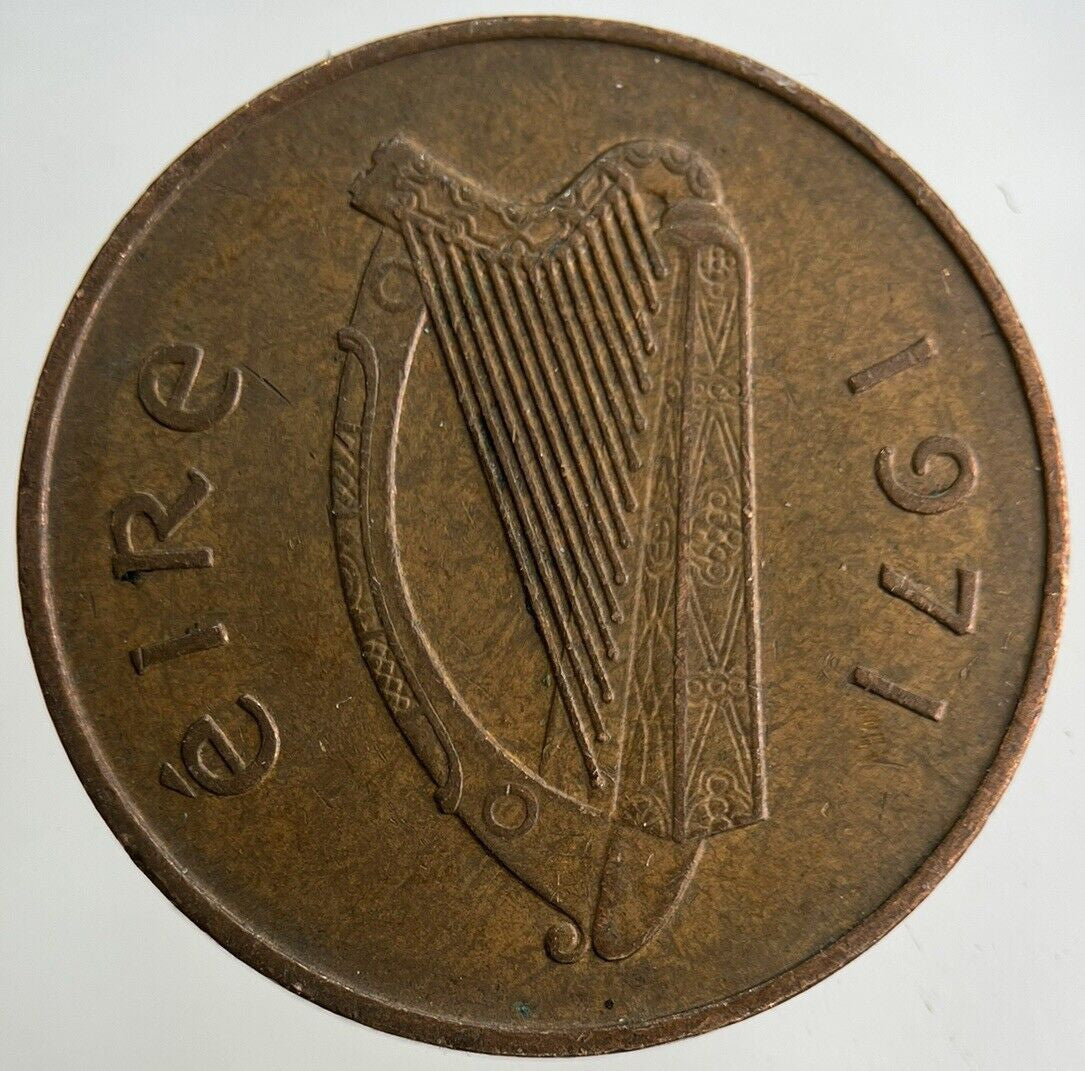 1971 Irish 2p Two - Pence Coin | Fine Collectable Grade