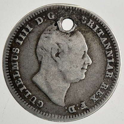 1836 William IV Four - Pence Groat Silver Coin | Fine Collectable Grade | a9607
