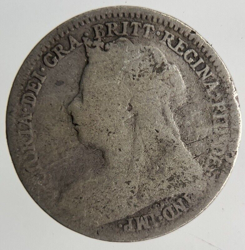 1901 Victoria Threepence Silver Coin | Collectable Grade