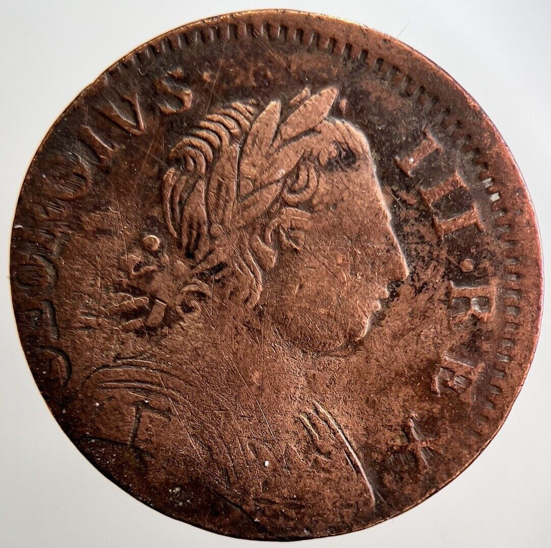 1775 George III Half - Penny Coin | Collectable Grade | a2894