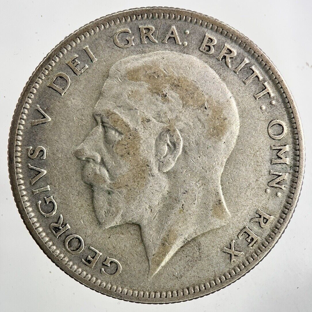 1929 George V Half - Crown Silver Coin | Fine Collectable Grade
