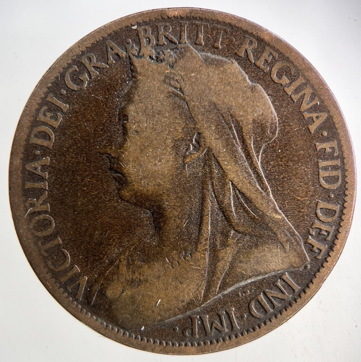 1901 Victoria One Penny Coin | Collectable Grade