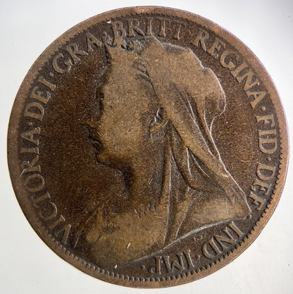 1901 Victoria One Penny Coin | Collectable Grade