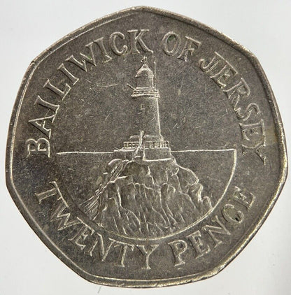 1984 Jersey 20p Twenty - Pence Coin | Fine Collectable Grade