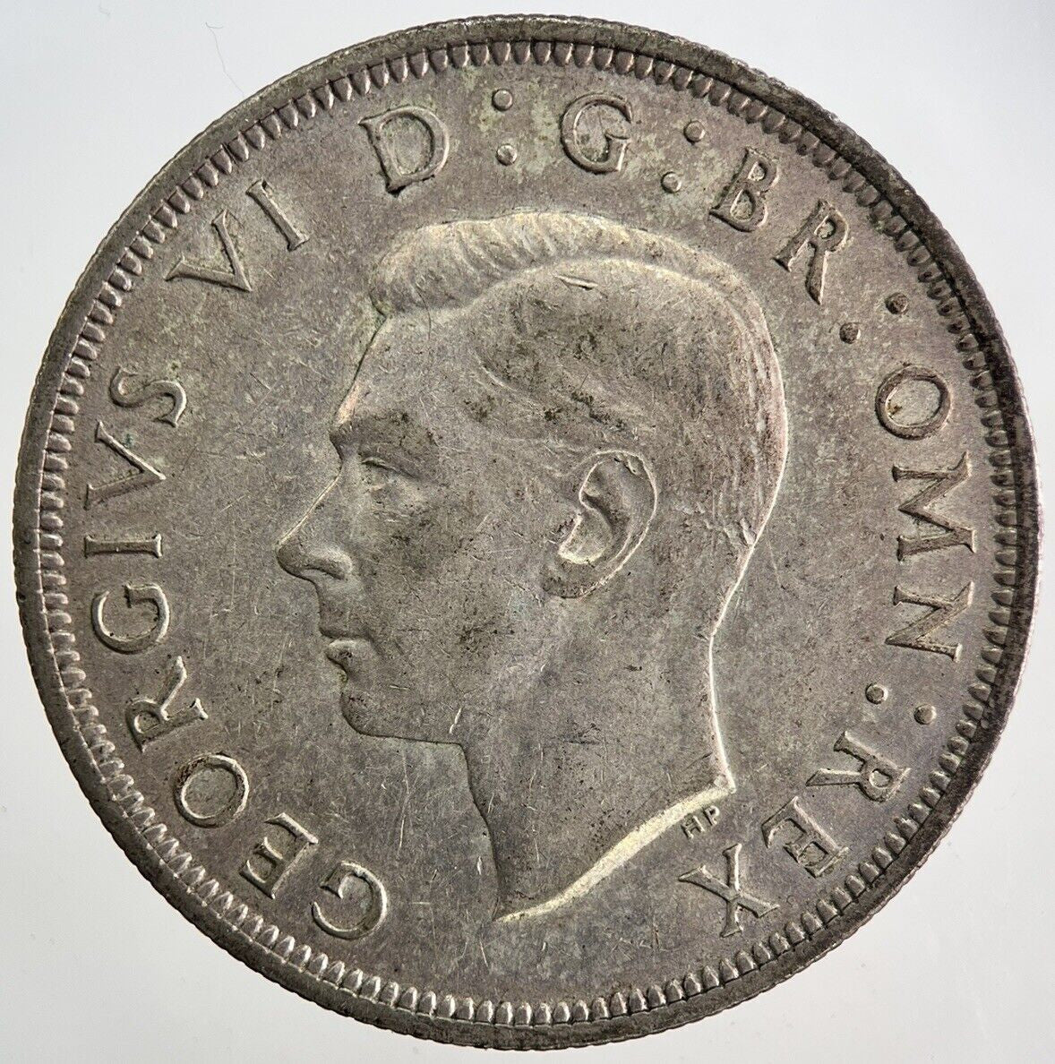 1942 George VI Half - Crown Silver Coin | Fine Collectable Grade