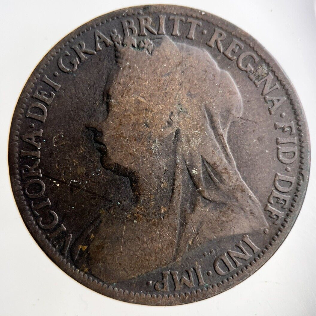 1898 Victoria One Penny Coin | Collectable Grade