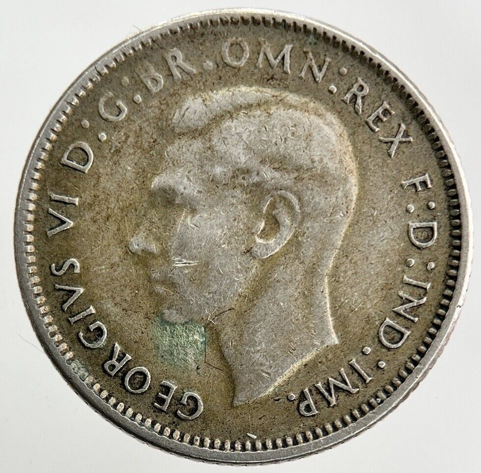 1946 Australia Sixpence Silver Coin | Fine Collectable Grade
