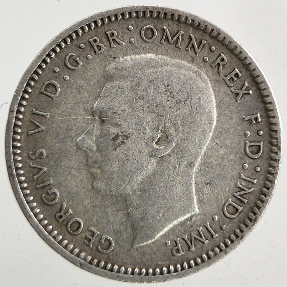 1938 Australia Threepence Silver Coin | Fine Collectable Grade