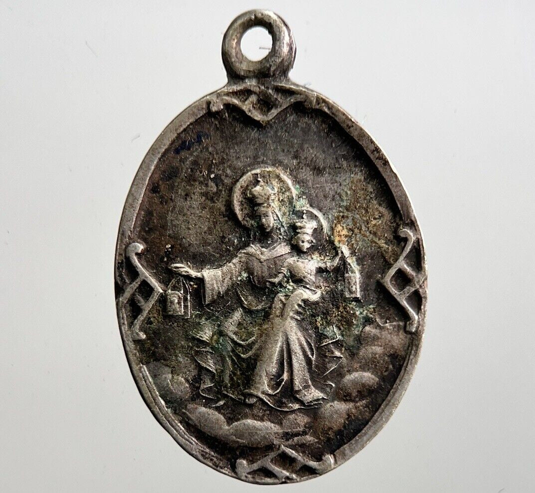 Old Religious Jesus Pendant Necklace Charm Amulet | Height 2cm | a2954