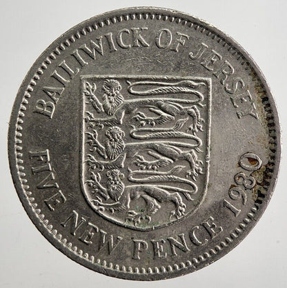 1980 Jersey 10p 10 Ten - Pence Coin | Very High Grade | a4989