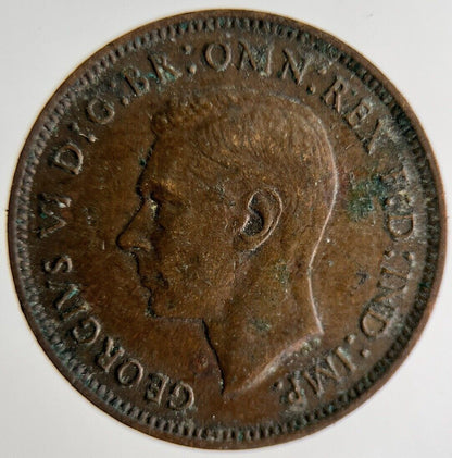 1938 George VI Wren Farthing Coin | Fine Collectable Grade