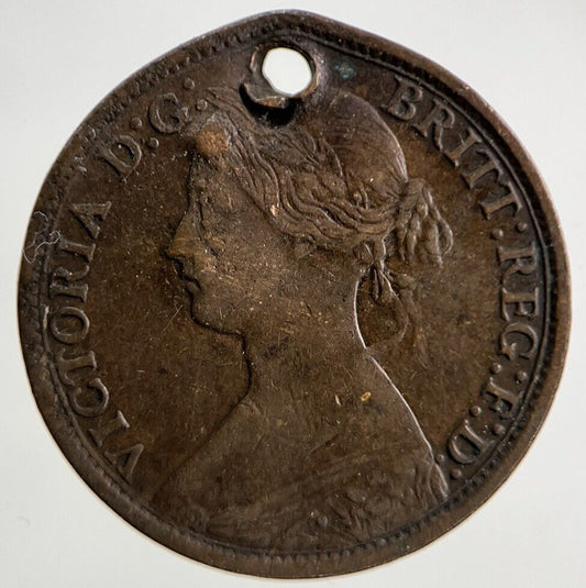 1865 Victoria Farthing Coin | Collectable Grade