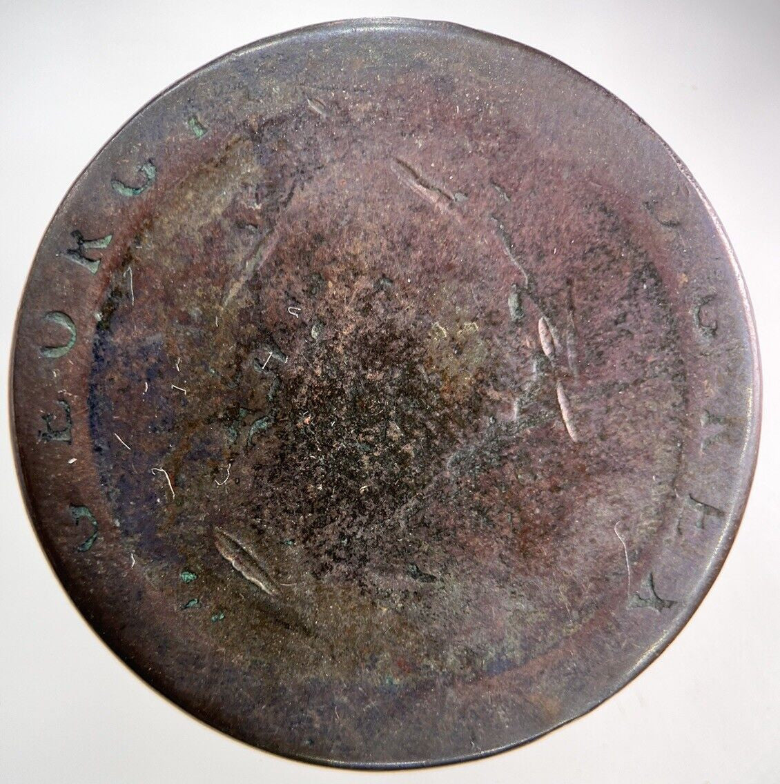 1797 George III 3rd Cartwheel One Penny Coin | Fair Grade