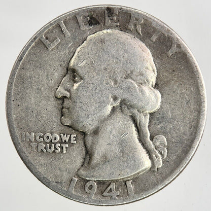 1941 US USA Quarter Dollar Silver Coin | Collectable Grade