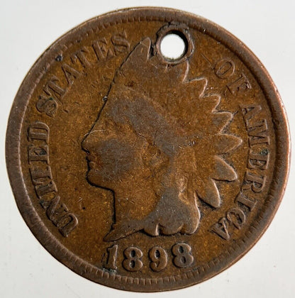 1898 US USA One Cent Coin | Collectable Grade
